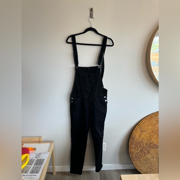 Kansan size medium cotton black overalls - Picture 2 of 8